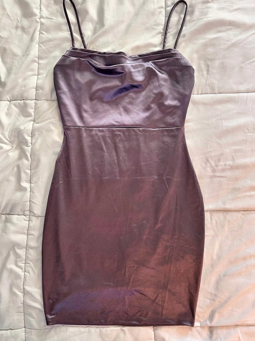 Purple Mini Dress - Picture 3 of 6